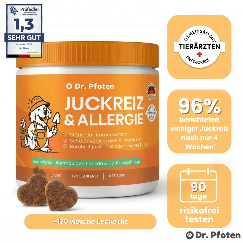 Dr. Pfoten Juckreiz und Allergie Leckerlis